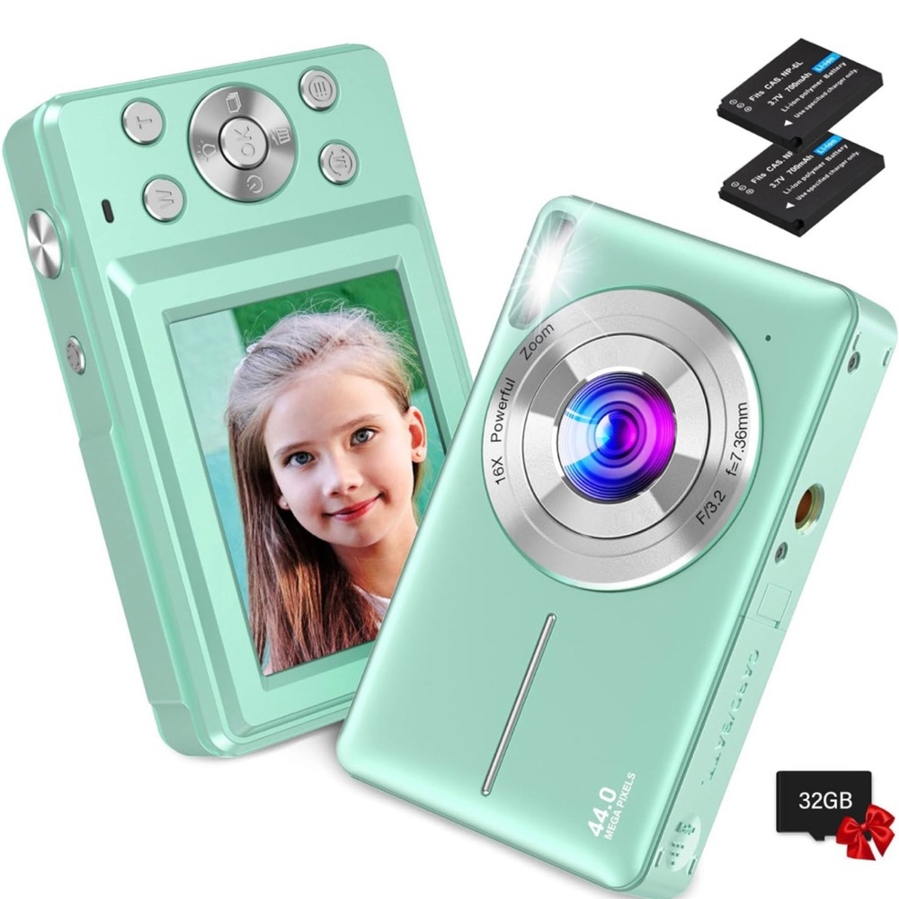 Digital Camera,Kids Camera with 32GB Card